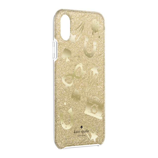 【iPhoneXR ケース】Protective Hardshell -CHARM TOSS gold glitter /gold foilgoods_nameサブ画像