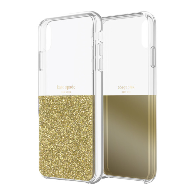 【iPhoneXS Max ケース】HALF CLEAR CRYSTAL -GOLD/gold foil/clearサブ画像
