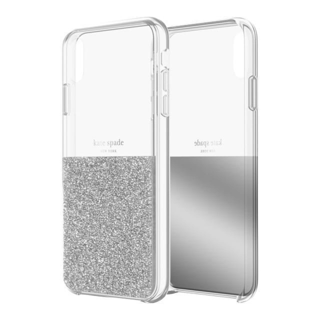 【iPhoneXS Max ケース】HALF CLEAR CRYSTAL -SILVER/silver foil/cleargoods_nameサブ画像
