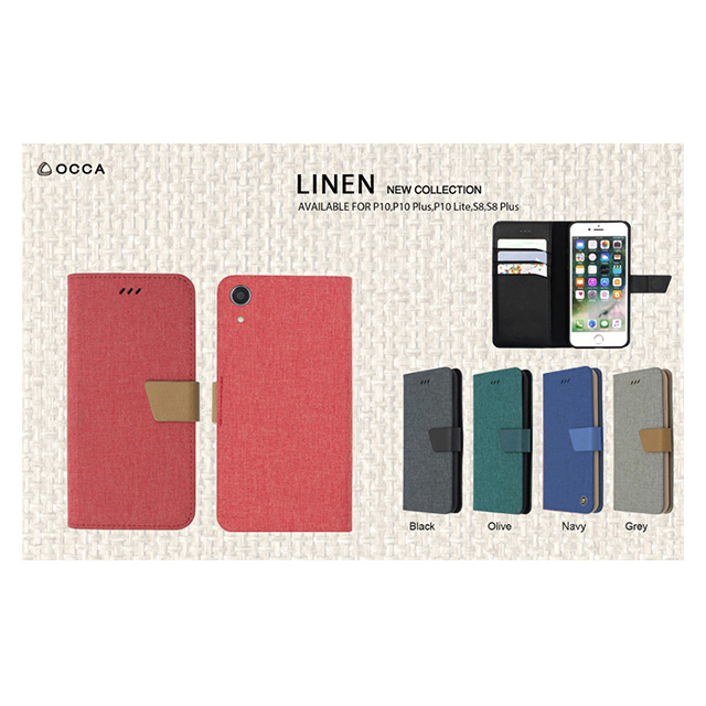 【iPhoneXR ケース】LINEN (Olive)サブ画像