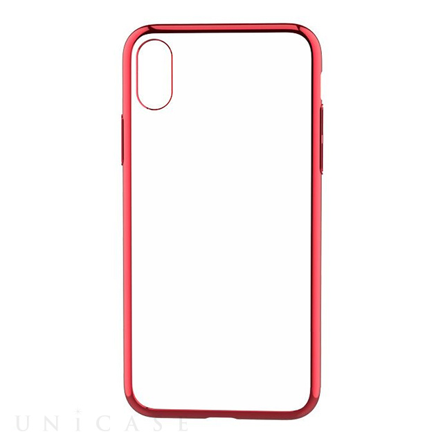 【iPhoneXS/X ケース】Glitter soft case (Red)