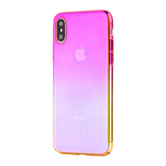 【iPhoneXS Max ケース】Aurora Series Case (Pink/Yellow)goods_nameサブ画像