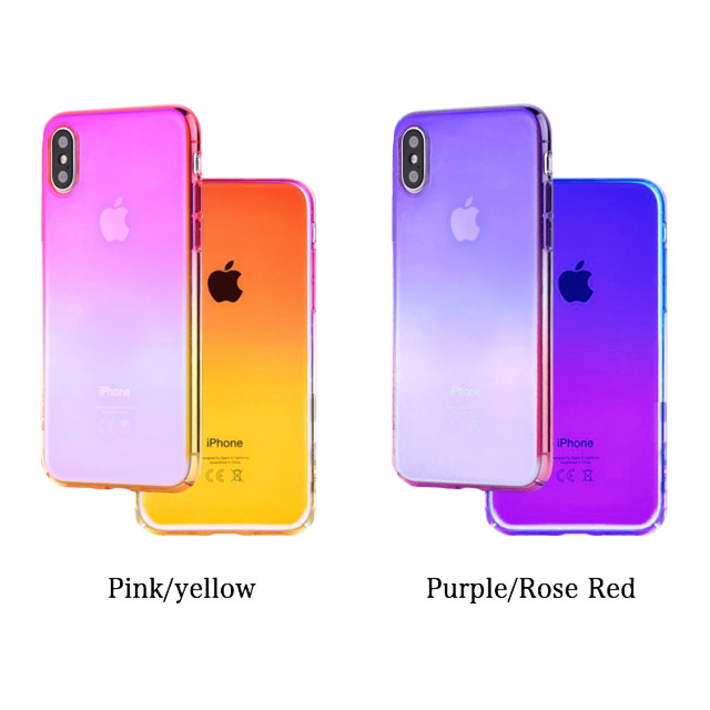 【iPhoneXS Max ケース】Aurora Series Case (Pink/Yellow)goods_nameサブ画像