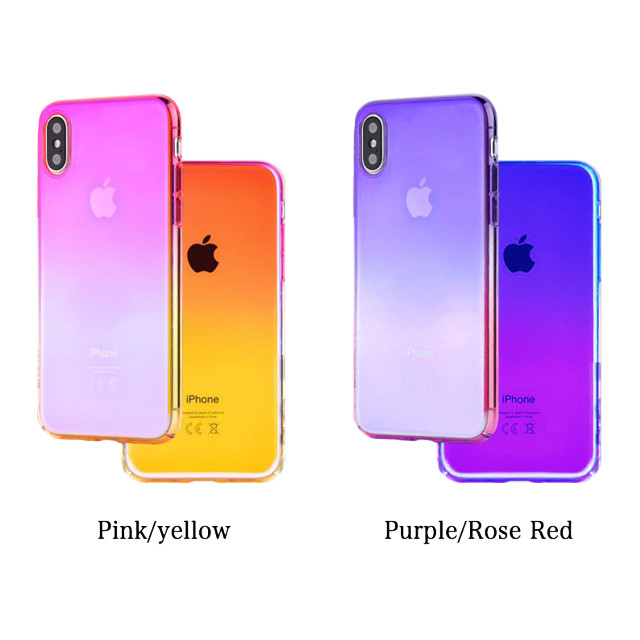 【iPhoneXS Max ケース】Aurora Series Case (Purple/Rose Red)サブ画像
