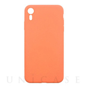 【iPhoneXR ケース】EXTRA SLIM SILICONE CASE (Peach)