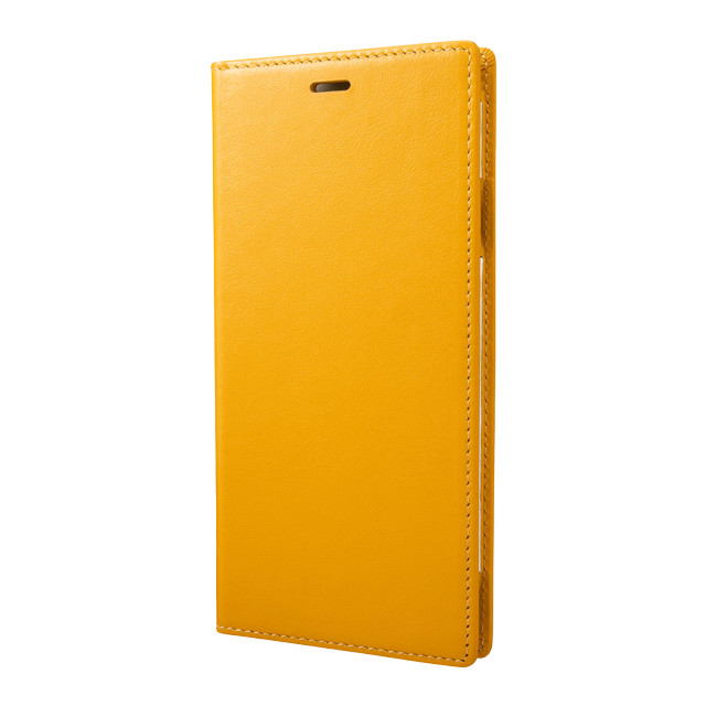【iPhoneXS Max ケース】Italian Genuine Leather Book Case (Yellow)サブ画像
