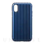 【iPhoneXR ケース】“Rib” Hybrid Shell case (Navy)