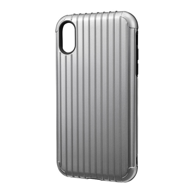 【iPhoneXR ケース】“Rib” Hybrid Shell case (Gray)サブ画像