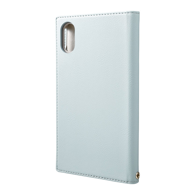【iPhoneXR ケース】“Sweet” PU Leather Book Case (Light Blue)サブ画像