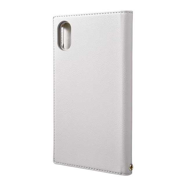 【iPhoneXR ケース】“Sweet” PU Leather Book Case (Gray)サブ画像