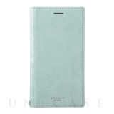 【iPhoneXS/X ケース】“Colo” Book PU Leather Case (Light Blue)