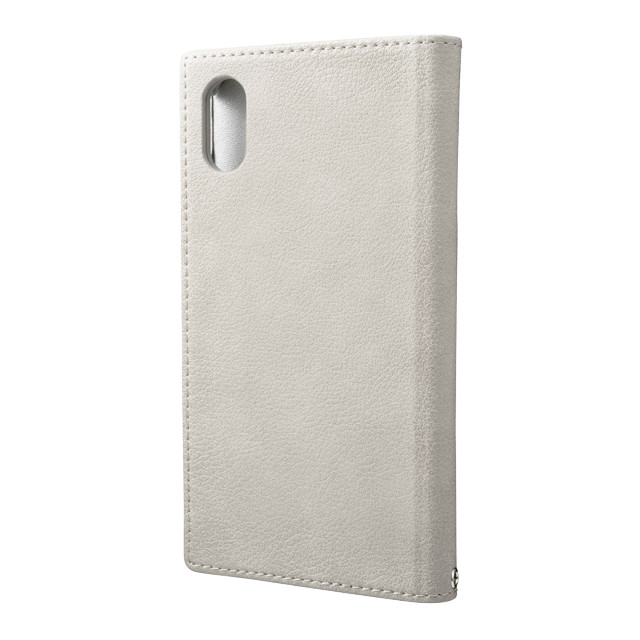 【iPhoneXR ケース】“Colo” Book PU Leather Case (Gray)サブ画像