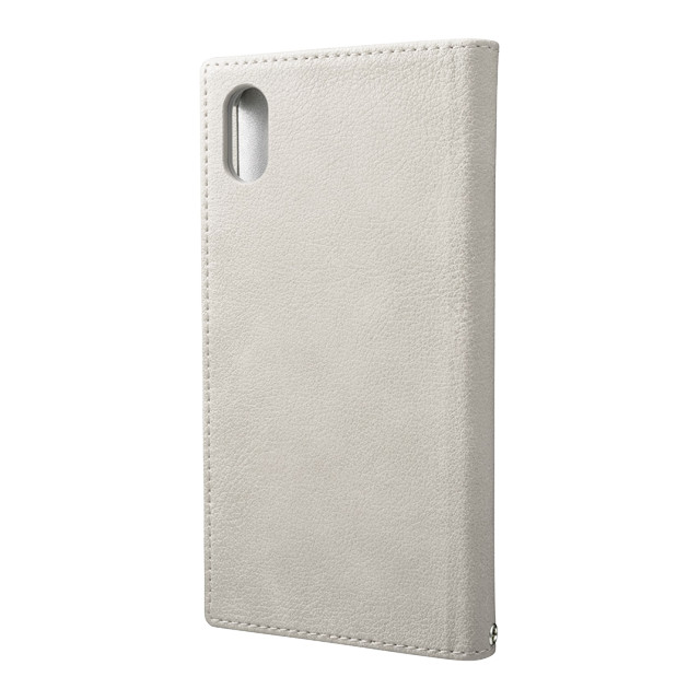 【iPhoneXS Max ケース】“Colo” Book PU Leather Case (Gray)サブ画像