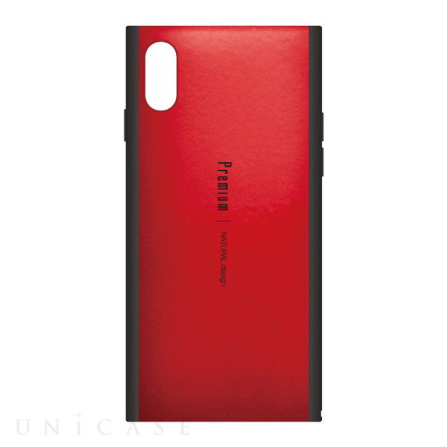【iPhoneXR ケース】背面ケース Premium (Red)