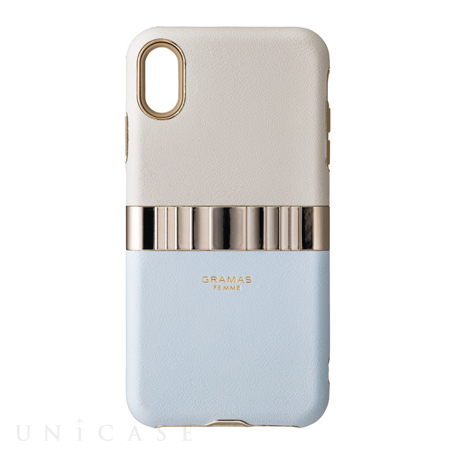 【iPhoneXS Max ケース】“Rel” Hybrid Shell Case (Light Blue)