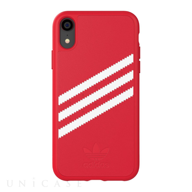 【iPhoneXR ケース】Moulded case Royal Red/White