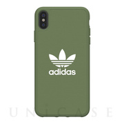 【iPhoneXS Max ケース】adicolor Moulded Case (Trace Green)