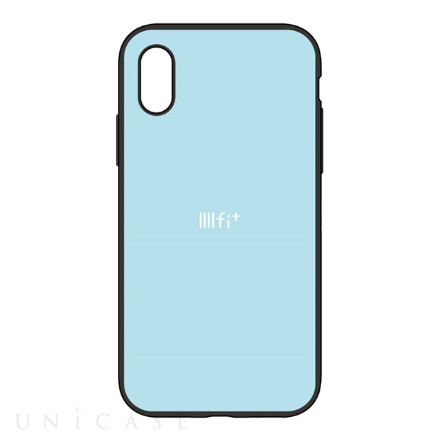【iPhoneXS/X ケース】IIII fit (ライトブルー)