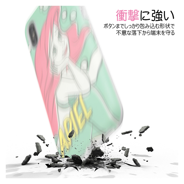 【iPhoneXS/X ケース】ディズニーキャラクター/TPUソフトケース Colorap/アリエル/夢見るプリンセスサブ画像