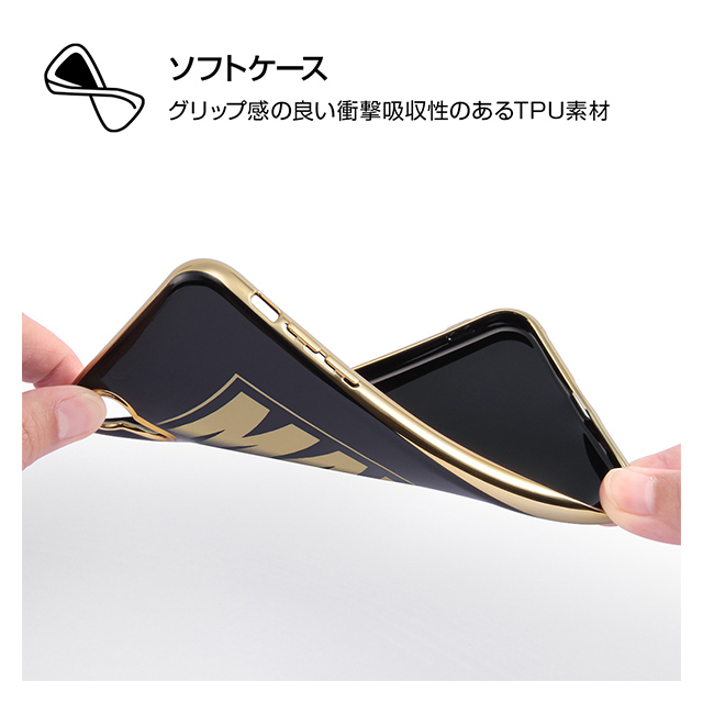 【iPhoneXR ケース】マーベル ロゴ/TPUソフトケース　メタリック/マーベルロゴ ゴールドサブ画像