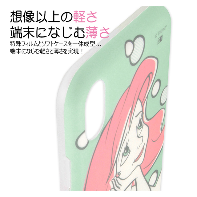 【iPhoneXR ケース】ディズニーキャラクター/TPUソフトケース Colorap/アリエル/夢見るプリンセスサブ画像
