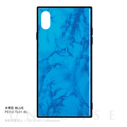 【iPhoneXS Max ケース】TILE 大理石 (BLUE)
