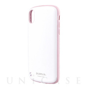【iPhoneXR ケース】耐衝撃ハイブリッドケース「PALLET White」 ホワイトピンク