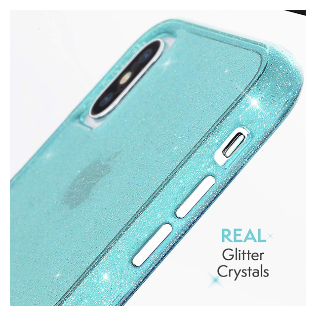 【iPhoneXS/X ケース】Sheer Crystal (Teal)サブ画像
