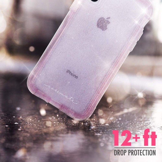 【iPhoneXR ケース】シアークリスタル 2ピース (ピンク)サブ画像