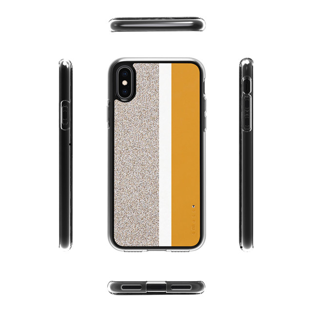 【iPhoneXS/X ケース】Stripe デザインケース (Yellow)サブ画像