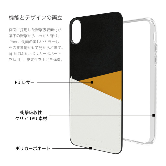 【iPhoneXR ケース】O1 バックポケットケース (Yellow)サブ画像