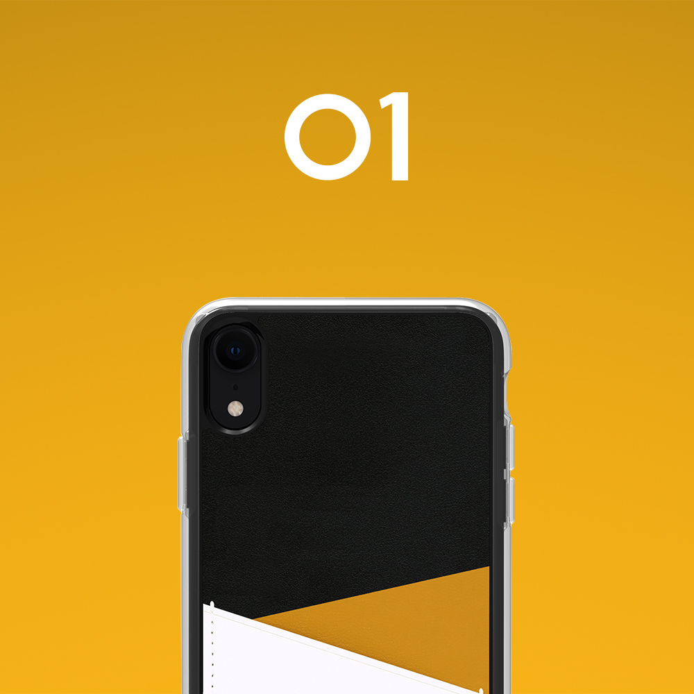 【iPhoneXR ケース】O1 バックポケットケース (Yellow)サブ画像