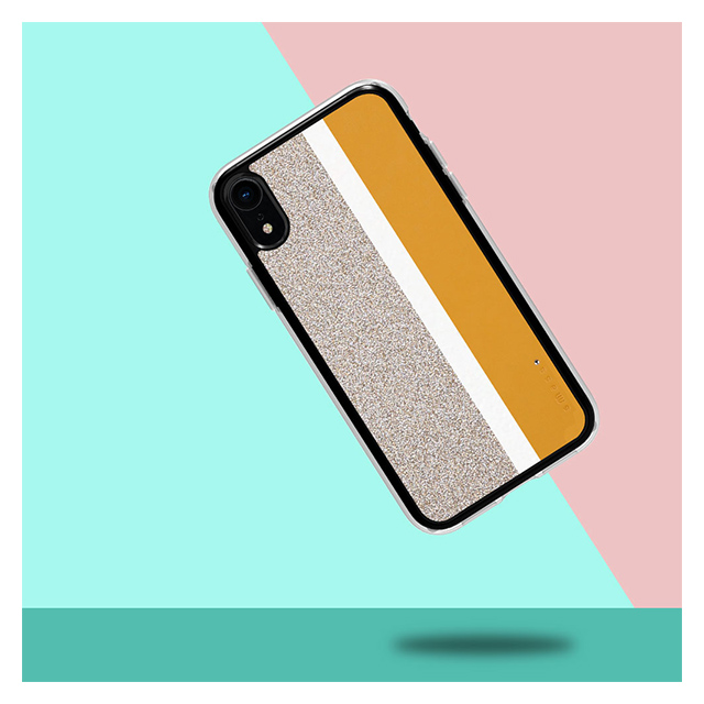 【iPhoneXR ケース】Stripe デザインケース (Yellow)サブ画像