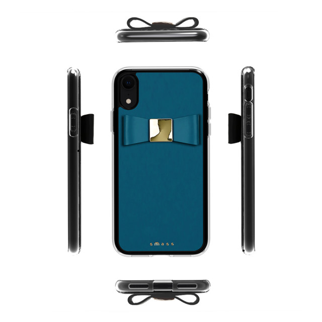 【iPhoneXR ケース】Rebon 本革 デザインケース (Aqua Blue)サブ画像