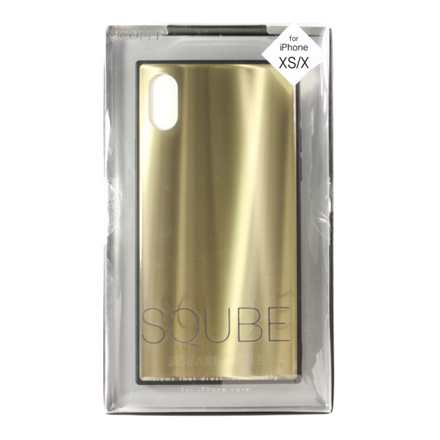 【iPhoneXS ケース】SQUBE AURORA CASE (ゴールド)サブ画像