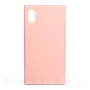 【iPhoneXS ケース】SQUBE PREMIUM CASE (ピンク)
