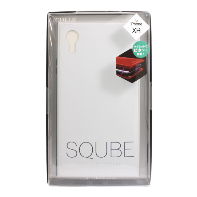 【iPhoneXR ケース】SQUBE PREMIUM CASE (ホワイト)サブ画像