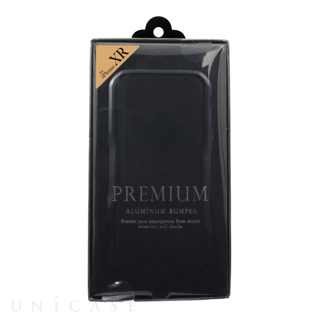 【iPhoneXR ケース】アルミニウムバンパー (ブラック)サブ画像