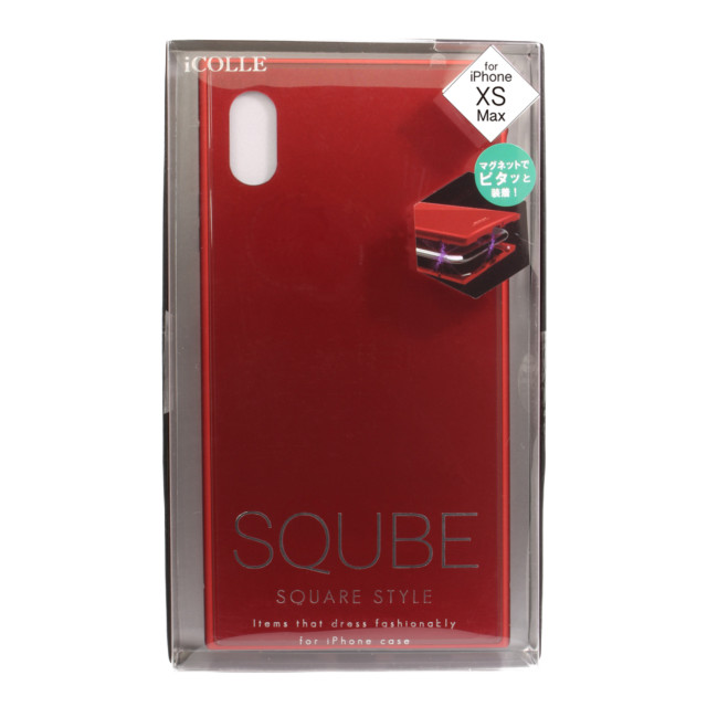 【iPhoneXS Max ケース】SQUBE PREMIUM CASE (レッド)サブ画像