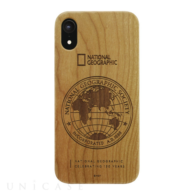 【iPhoneXR ケース】130th Anniversary case Nature Wood (チェリーウッド)