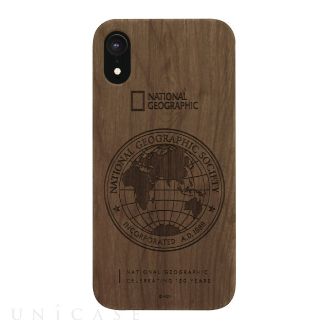 【iPhoneXR ケース】130th Anniversary case Nature Wood (ウォルナット)