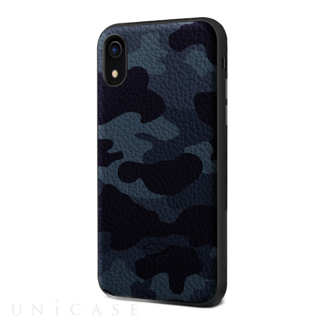 【iPhoneXR ケース】Camo (Navy)