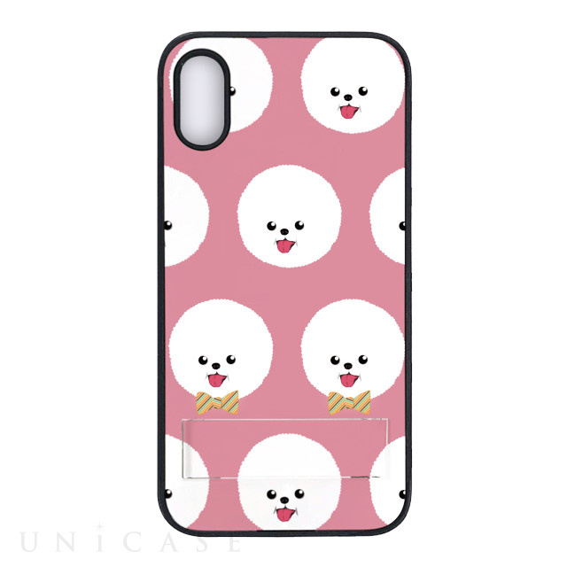 【iPhoneXR ケース】spirit case Fashionable Dog シリーズ (Bichon Frise)