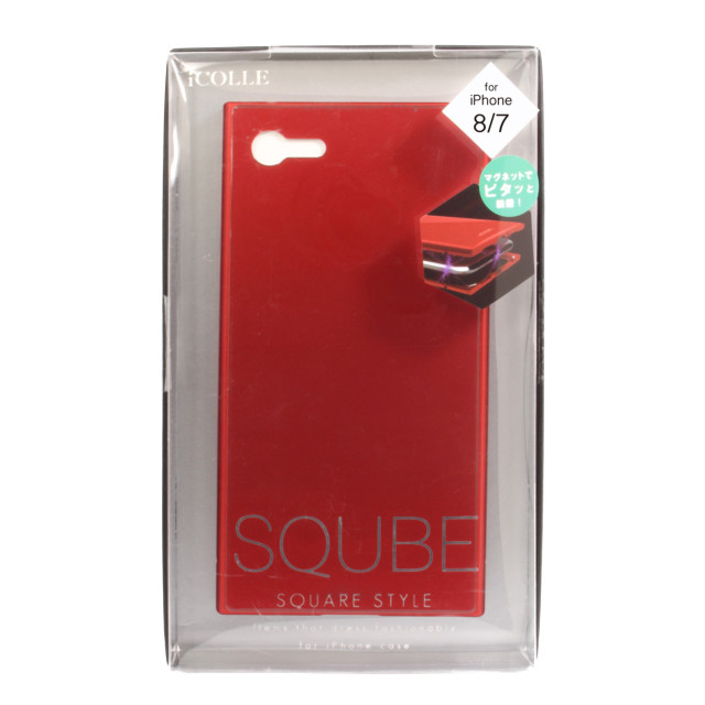【iPhone8/7 ケース】SQUBE PREMIUM CASE (レッド)サブ画像