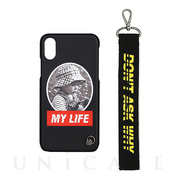 【iPhoneXS/X ケース】HAND STRAP CASE (MY LIFE / Don’t Ask Why)