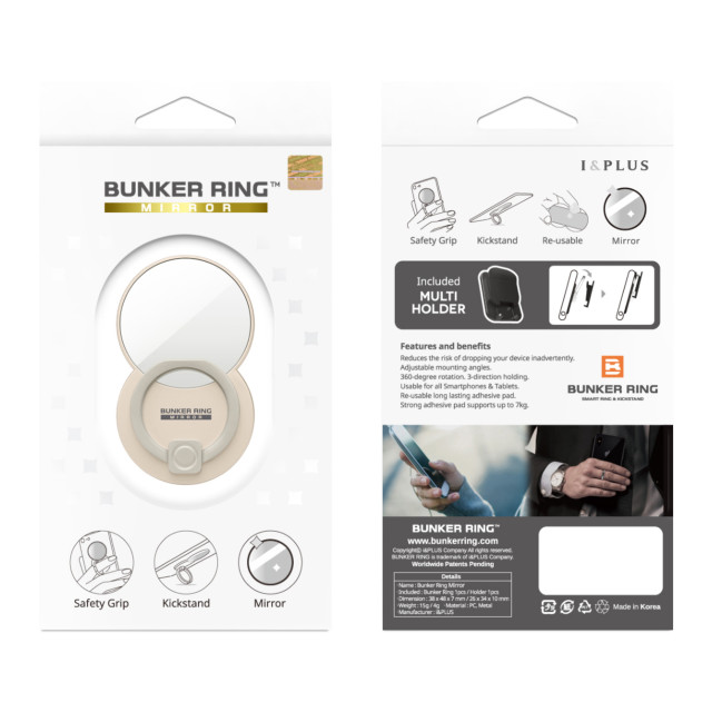 BUNKER RING Mirror Multi Holder Pac (Gold)goods_nameサブ画像