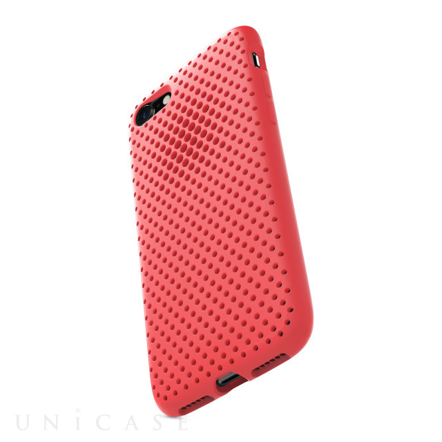 【iPhone8/7 ケース】Mesh Case (Bright Red)
