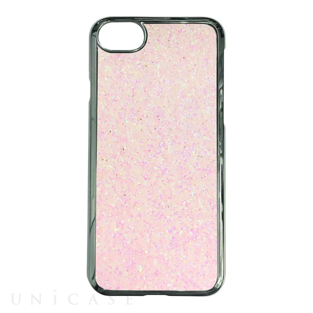 【iPhoneSE(第2世代)/8/7/6s/6 ケース】GLITTER CASE (Giltter pale pink)