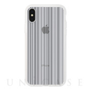 【アウトレット】【iPhoneXS/X ケース】MONOCHROME CASE for iPhoneXS/X (Thin Stripe Black)