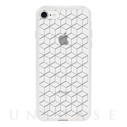 【アウトレット】【iPhoneSE(第3/2世代)/8/7 ケース】MONOCHROME CASE for iPhoneSE(第2世代)/8/7 (Hexagon Line Black)